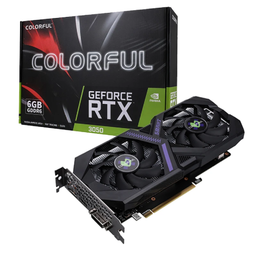Colorful GeForce RTX 3050 6GB-V GDDR6 450W Graphics Card